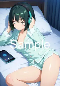A4サイズアートポスター 1点もの 美女ポスター最高品質 D-ZD-５