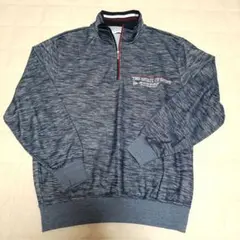 ダンロップモータースポーツDUNLOP ハーフジップニットシャツ Lサイズ