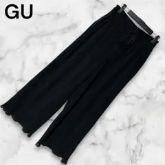 【GU】 ジーユー (M) / レディース プリーツワイドパンツ リラックス