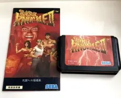 メガドライブ ベアナックル2 説明書 カートリッジ