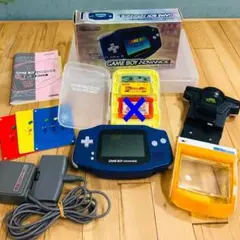 ゲームボーイアドバンス本体　バイオレット　ソフト　他　セット
