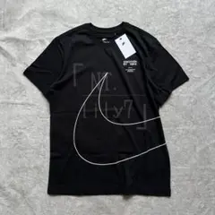 NIKE Tシャツ SWOOSH スウッシュ ブラック 黒XLホワイト