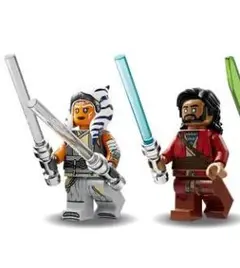 LEGOスターウォーズ エズラ　アソーカ　ミニフィギュア