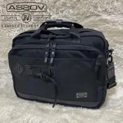 AS2OV（アッソブ） ビジネスバッグ 2WAY ショルダー　ブラック