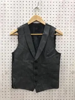 CUSTOM CULTURE 00s ロックモード 背面スカル ラペルド ジレ