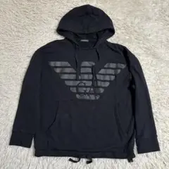 【EMPORIOARMANI】エンポリオアルマーニ パーカー ブラック L