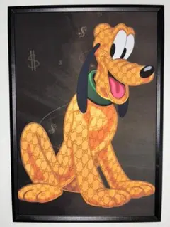 GUCCI プルート パロディアート 額付き
