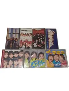 モーニング娘。 初期シングル4枚＋アルバム1枚＋ぷっちもにCD2枚 中古セット