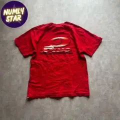 archive grunge piko t-shirt y2k red