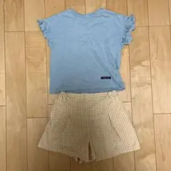 UNIQLOショートパンツ　ブリーズTシャツ　セット　130