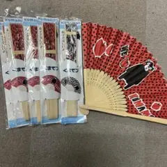 くまモン 扇子 6本セット♫