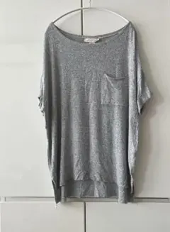 h &m グレーTシャツ　Lサイズ