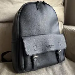 【美品】raffinataラフィナータ　シボレザー リュック ブラック 大容量