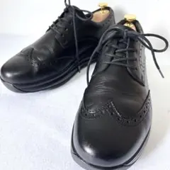 美品　JOYA コンフォートシューズ　26 レザー　ウイングチップ　スニーカー