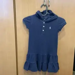 Ralph Lauren フード付きワンピース 4T ネイビー
