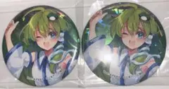 東方Project 東風谷早苗 缶バッジ ダイソー DAISO