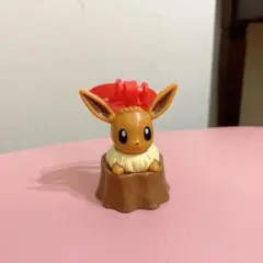 ハッピーセット　 イーブイ フィギュア 木の台座付き