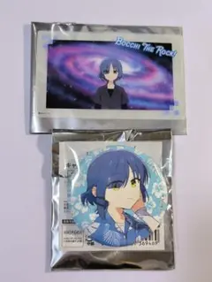 ぼっちざろっく！ 山田りょう 缶バッジ、メモリアルクリアカード アロハ衣装