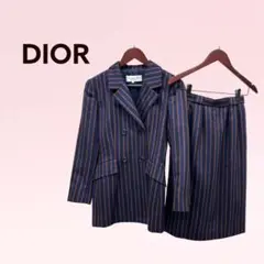 Dior ディオール ヴィンテージ ウール ストライプ セットアップスーツ