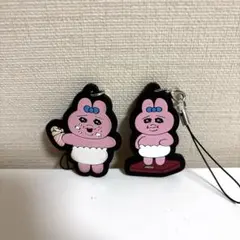 おぱんちゅうさぎ　ラバーキーホルダー