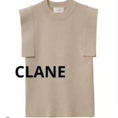 CLANE スクエアスリーブニットトップス