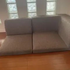ニトリ　ローソファ　2点セット