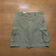 90s usa製 military BRENTS カーゴショートパンツ カーキ色