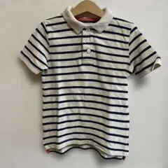 Boden ポロシャツ 5-6歳 アイボリー/ネイビー　116㎝