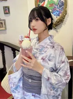 【GRL】3点セット2Way花柄セパレート浴衣[fy031]
