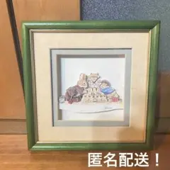 ピーターラビット　リトグラフ　ベンジャミンバニー　絵画　幅26.5cm ピーターラビット リトグラフ ベンジャミンバニー 絵画 幅26.5cm