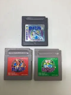 ポケットモンスター 銀・赤・緑 3本セット