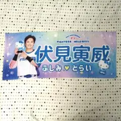 北海道日本ハムファイターズ 伏見寅威選手 キティちゃんタオル