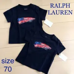 RALPH LAUREN Tシャツ 70 双子 2枚セット
