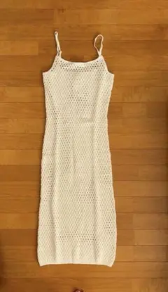 新品未使用タグ付き　メッシュ　キャミワンピース　かぎあみ ZARA h&m
