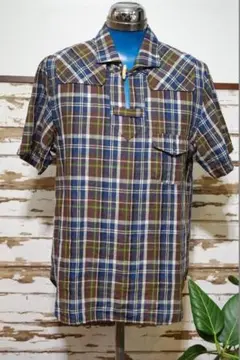 BARACUTA バラクーダ 麻チェックプルオーバー