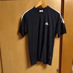 adidas ネイビー Tシャツ ストライプ
