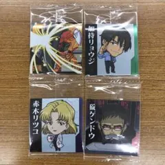 4枚　③　新世紀エヴァンゲリオン　シール　ウエハース　補完計画