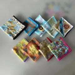 美品　希少　レア　ヴェルサーチェハンカチ　大判ハンカチスカーフ　9枚コレクション