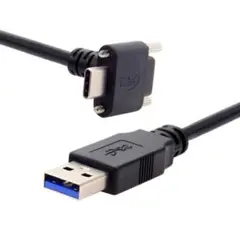 Type-C デュアルスクリューロック、標準USB3.0データケーブル　1.2