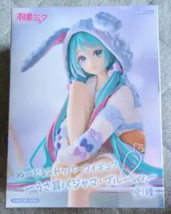 【初音ミク】ぬーどるストッパーフィギュア うさ耳パジャマ・ブルーver.