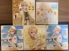 すとぷり　るぅとくん　色紙　5枚セット