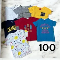 100 サイズ　子供　男の子　半袖　タンクトップ　７点　まとめ Tシャツ 半袖