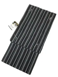 ☆新品未使用☆男性用黒系縞模様浴衣　綿麻　Mサイズ