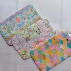 yukiemon生地使用 ガーゼハンカチ ハーフ3枚セット
