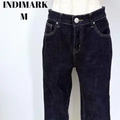 【美品】INDIMARK M ストレートデニム 【76】