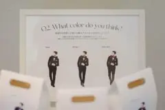 お色直し　蝶ネクタイ色当て