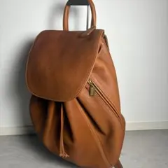 Coach Leather Backpack レザー リュック ブラウン 茶