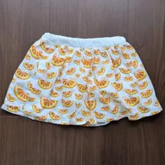 kladskap クレードスコープ オレンジ柄スカート