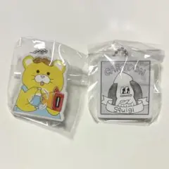キューライス万博　ネコノヒー&スクイーズ　キーチェーン