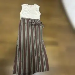 AZUL by moussy ドッキングワンピ